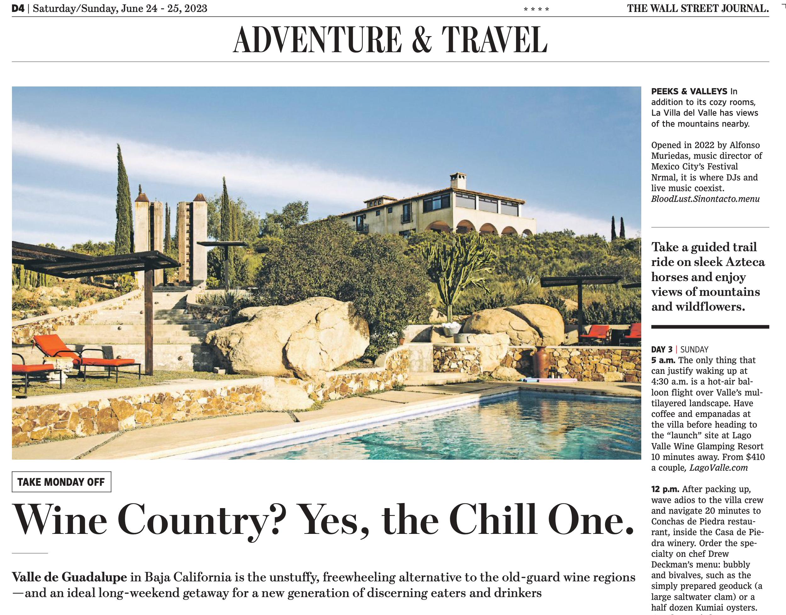 la villa del valle - The Wall Street Journal